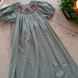 Girls Smocked Dress
